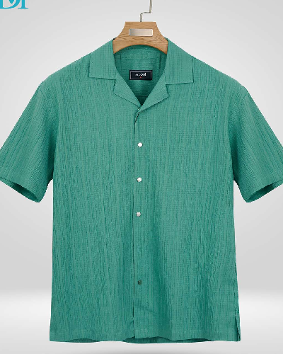 Popcorn Cuban Collar Shirt